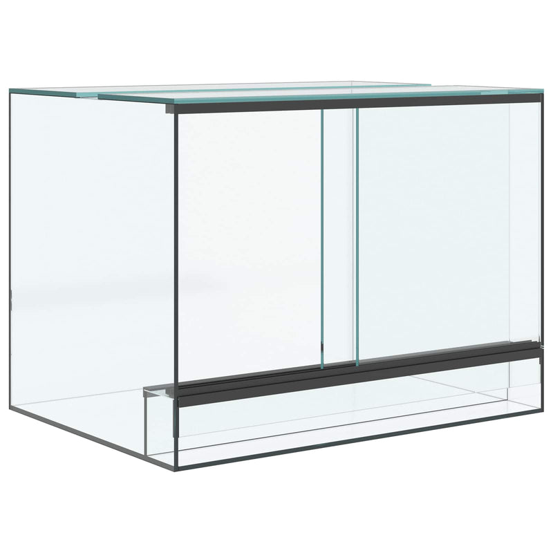 Load image into Gallery viewer, Vidaxl terrarium met opslag doorzichtig 40 x 30 x 30 cm glas
