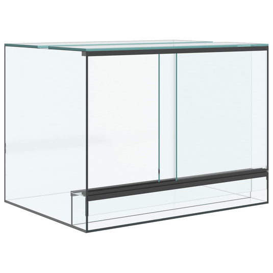 Vidaxl terrarium met opslag doorzichtig 40 x 30 x 30 cm glas