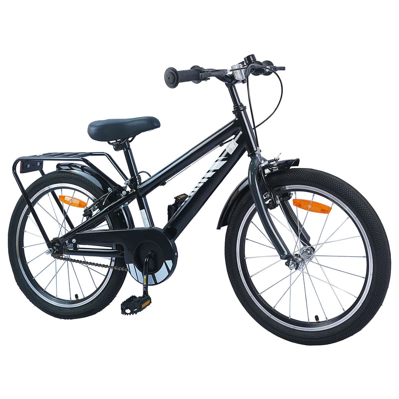 Load image into Gallery viewer, Vidaxl kinderfiets 20 inch voor 6-11 jaar oud zwart
