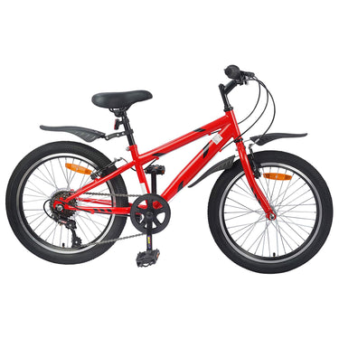 Vidaxl kinderfiets 20 inch 6-speed voor 6-11 jaar oud rood