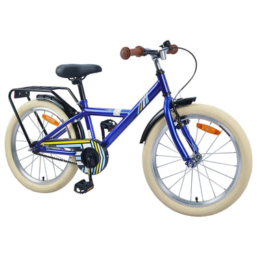Vidaxl kinderfiets 20 inch voor 6-11 jaar oud donkerblauw