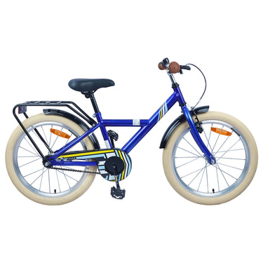 Vidaxl kinderfiets 20 inch voor 6-11 jaar oud donkerblauw