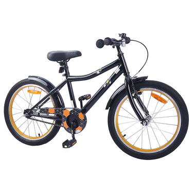 Vidaxl kinderfiets 20 inch voor 6-11 jaar oud zwart