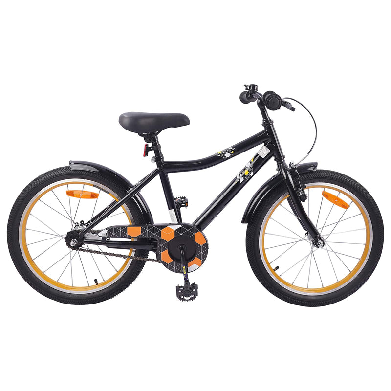 Load image into Gallery viewer, Vidaxl kinderfiets 20 inch voor 6-11 jaar oud zwart
