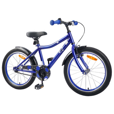 Vidaxl kinderfiets 20 inch voor 6-11 jaar oud donkerblauw