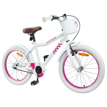 Vidaxl kinderfiets 20 inch voor 6-11 jaar oud wit