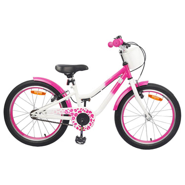 Vidaxl kinderfiets 20 inch voor 6-11 jaar oud donkerroze