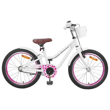 Vidaxl kinderfiets 20 inch voor 6-11 jaar oud wit