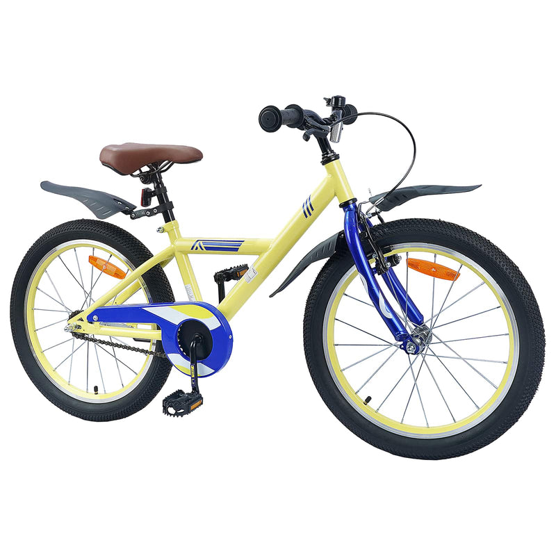 Load image into Gallery viewer, Vidaxl kinderfiets 20 inch voor 6-11 jaar oud geel
