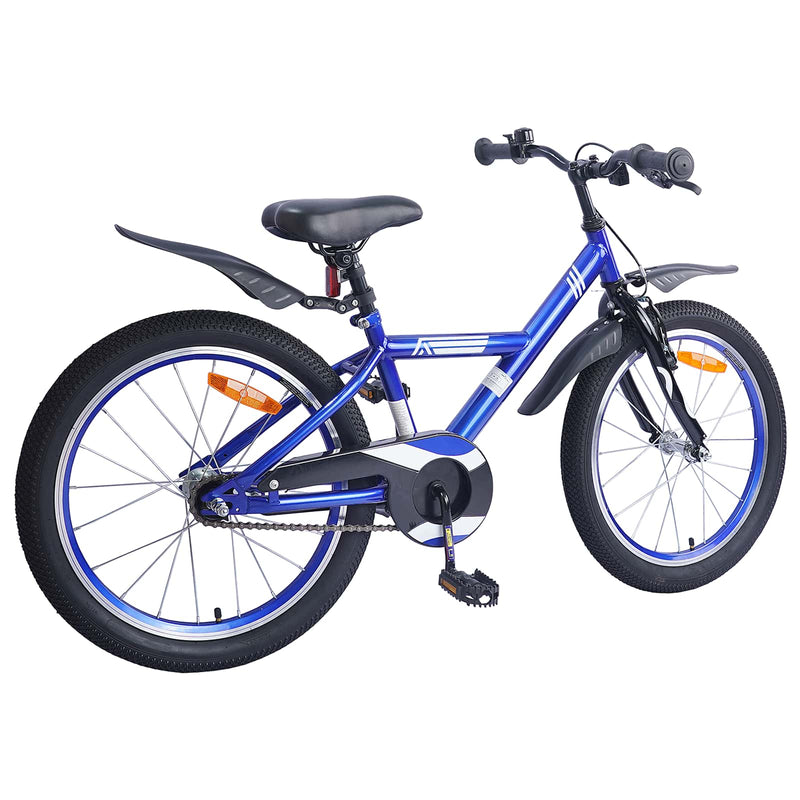 Load image into Gallery viewer, Vidaxl kinderfiets 20 inch voor 6-11 jaar oud donkerblauw
