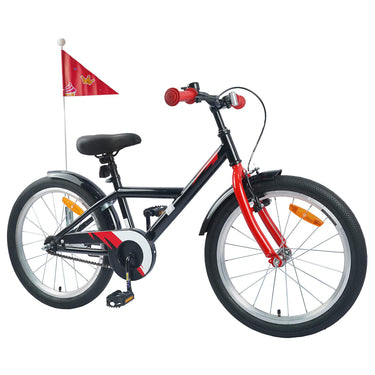 Vidaxl kinderfiets 20 inch voor 6-11 jaar oud zwart