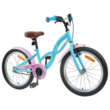Vidaxl kinderfiets 20 inch voor 6-11 jaar oud lichtblauw