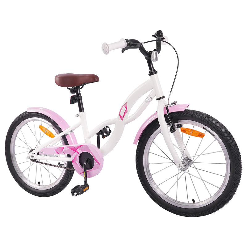 Load image into Gallery viewer, Vidaxl kinderfiets 20 inch voor 6-11 jaar oud wit
