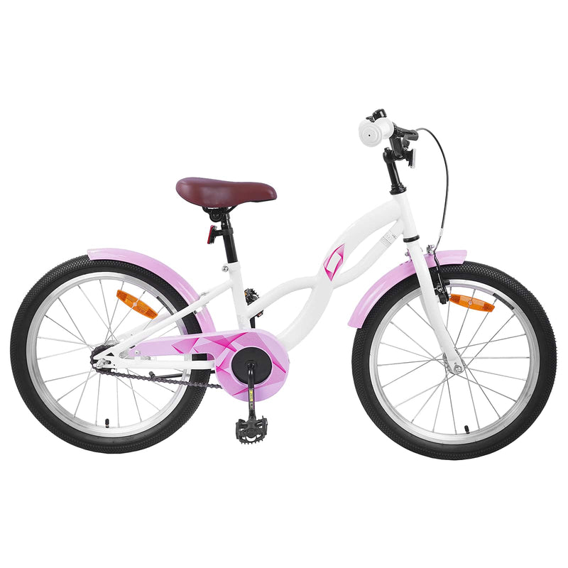 Load image into Gallery viewer, Vidaxl kinderfiets 20 inch voor 6-11 jaar oud wit
