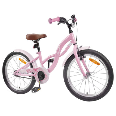 Vidaxl kinderfiets 20 inch voor 6-11 jaar oud lichtroze