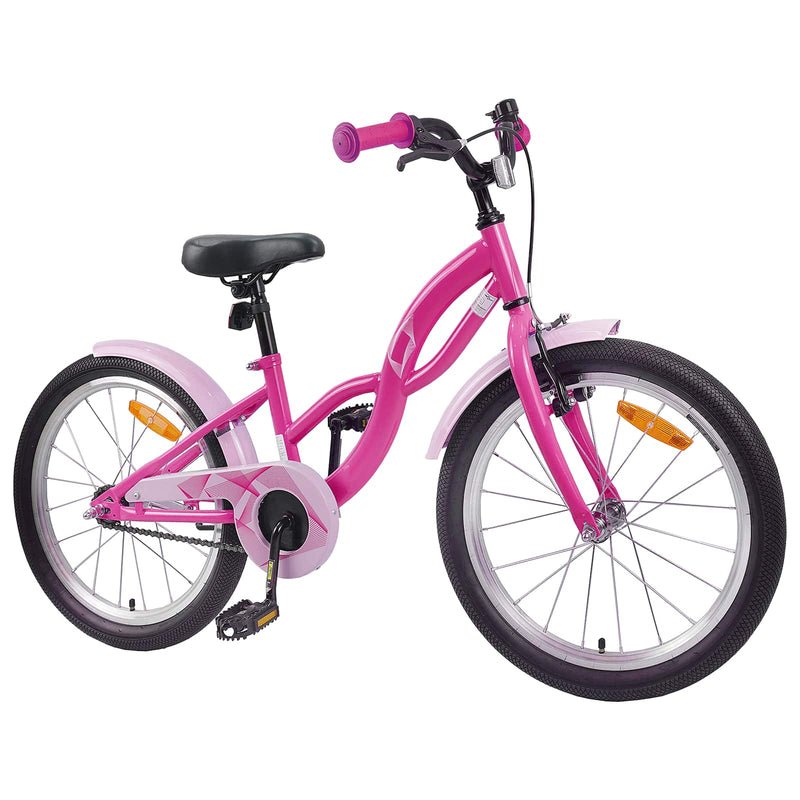 Load image into Gallery viewer, Vidaxl kinderfiets 20 inch voor 6-11 jaar oud donkerroze
