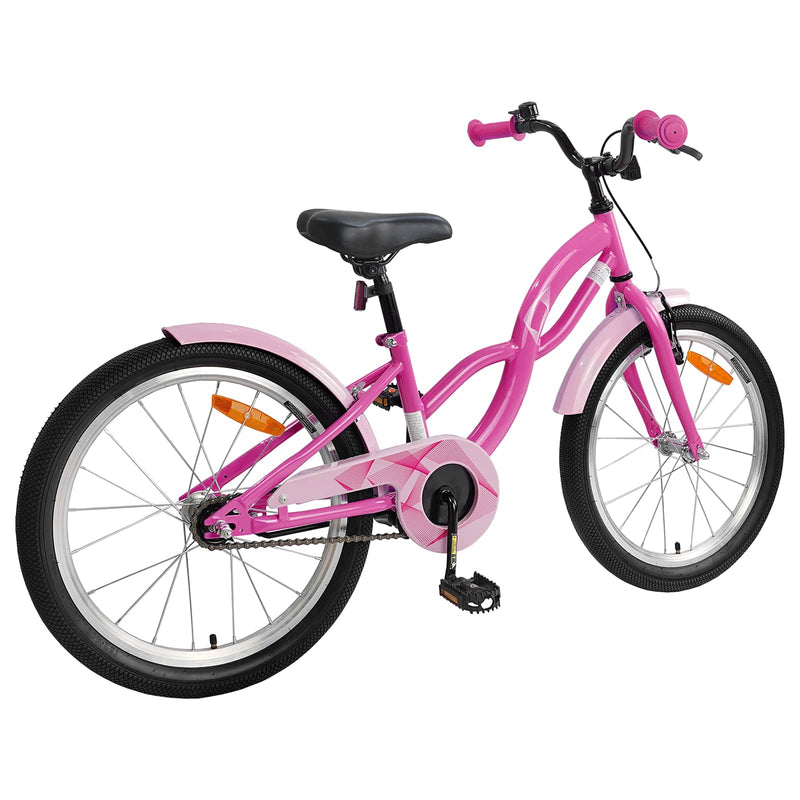 Load image into Gallery viewer, Vidaxl kinderfiets 20 inch voor 6-11 jaar oud donkerroze
