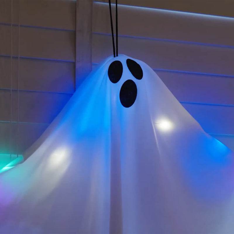 Load image into Gallery viewer, Vidaxl halloween hangende spook 3 pcs wit 52 x 62 cm polyester
