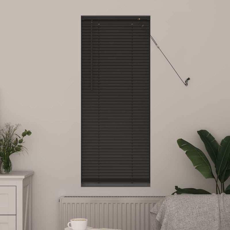 Load image into Gallery viewer, Vidaxl venetiaanse blind verstelbaar zilvergrijs 150 x 50 cm pvc

