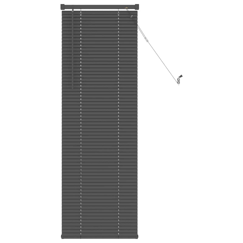 Load image into Gallery viewer, Vidaxl venetiaanse blind verstelbaar zilvergrijs 150 x 60 cm pvc
