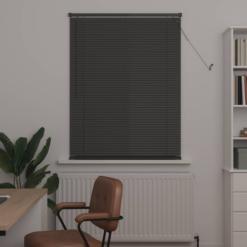 Load image into Gallery viewer, Vidaxl venetiaanse blind verstelbaar zilvergrijs 150 x 100 cm pvc

