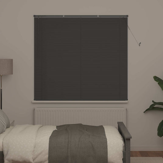 Vidaxl venetiaanse blind verstelbaar zilvergrijs 150 x 160 cm pvc