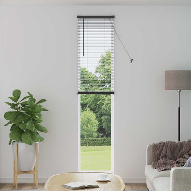 Vidaxl venetiaanse blind verstelbaar zilvergrijs 213 x 50 cm pvc