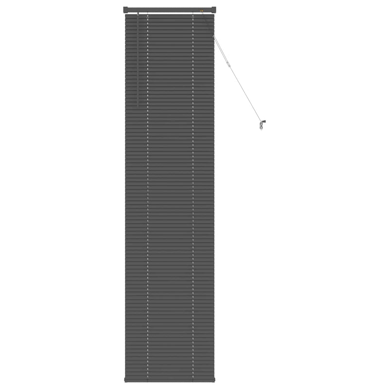 Load image into Gallery viewer, Vidaxl venetiaanse blind verstelbaar zilvergrijs 213 x 60 cm pvc
