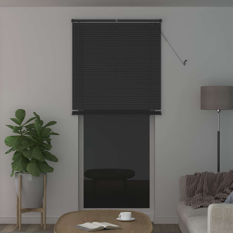 Load image into Gallery viewer, Vidaxl venetiaanse blind verstelbaar zilvergrijs 213 x 90 cm pvc
