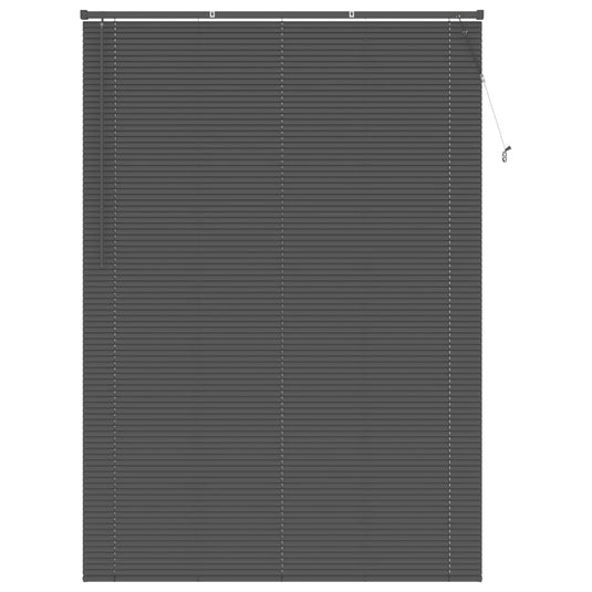 Vidaxl venetiaanse blind verstelbaar zilvergrijs 213 x 140 cm pvc