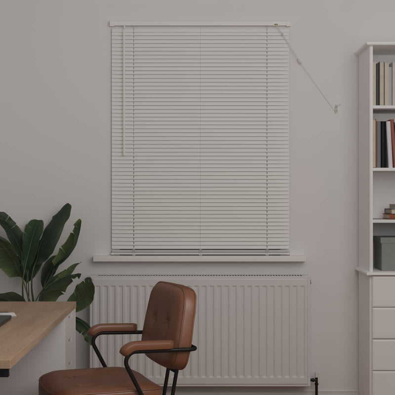Load image into Gallery viewer, Vidaxl venetiaanse blind verstelbaar wit 150 x 100 cm pvc

