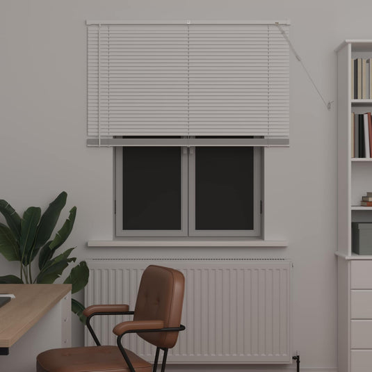 Vidaxl venetiaanse blind verstelbaar wit 150 x 110 cm pvc