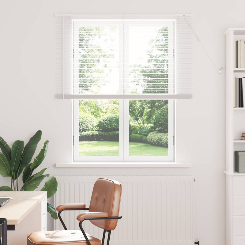 Load image into Gallery viewer, Vidaxl venetiaanse blind verstelbaar wit 150 x 120 cm pvc
