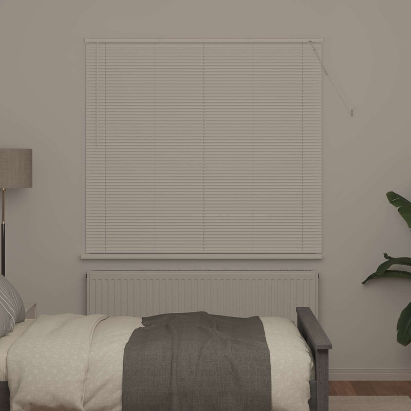 Load image into Gallery viewer, Vidaxl venetiaanse blind verstelbaar wit 150 x 140 cm pvc
