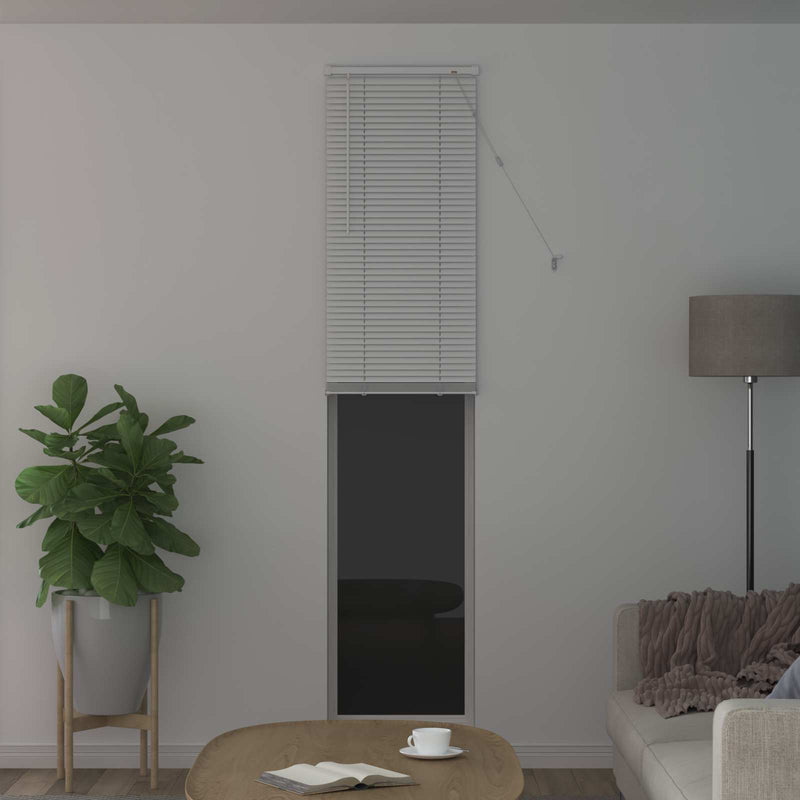 Load image into Gallery viewer, Vidaxl venetiaanse blind verstelbaar wit 213 x 40 cm pvc
