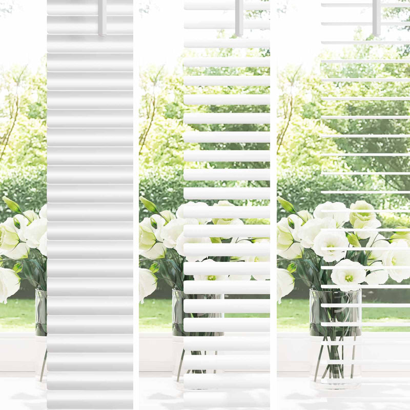 Load image into Gallery viewer, Vidaxl venetiaanse blind verstelbaar wit 213 x 60 cm pvc
