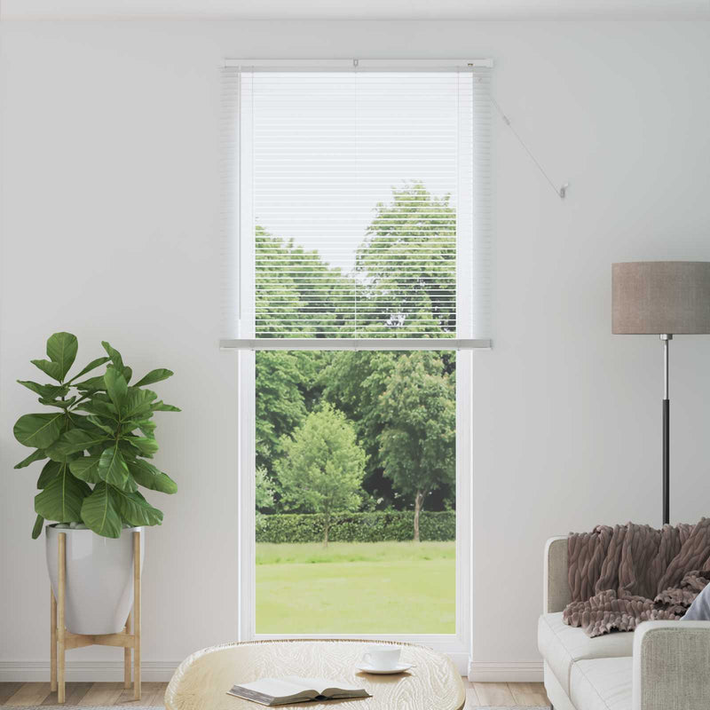 Load image into Gallery viewer, Vidaxl venetiaanse blind verstelbaar wit 213 x 90 cm pvc
