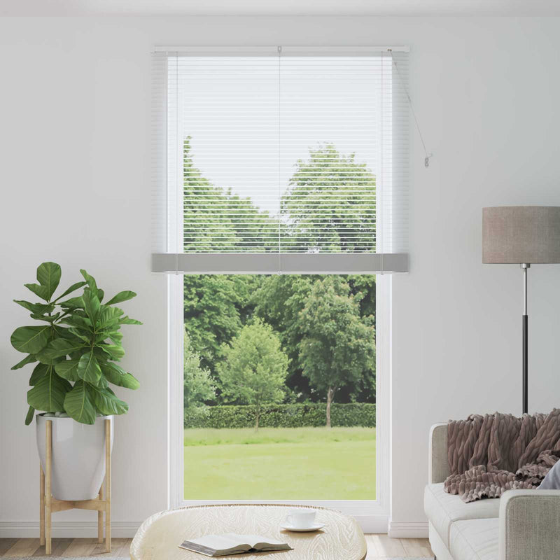 Load image into Gallery viewer, Vidaxl venetiaanse blind verstelbaar wit 213 x 120 cm pvc
