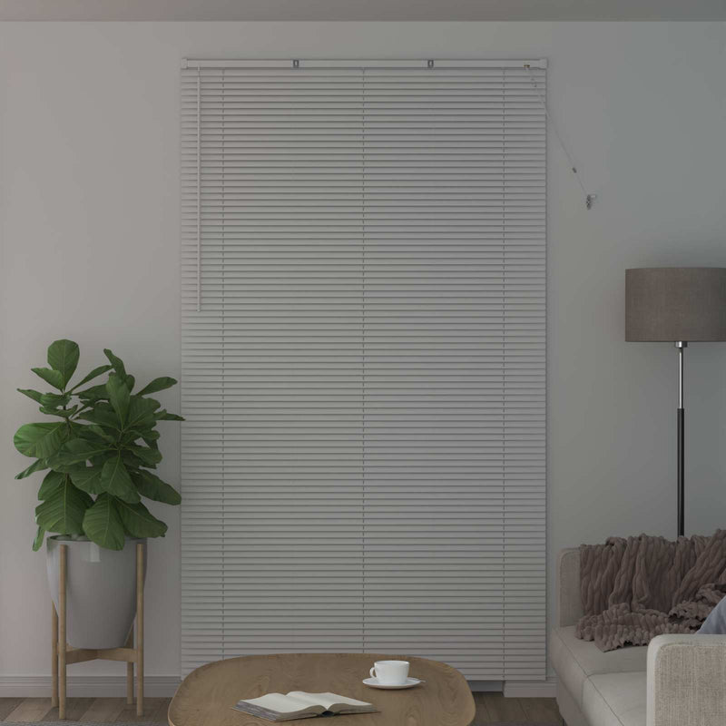 Load image into Gallery viewer, Vidaxl venetiaanse jaloezie wit 213 x 130 cm 25 mm pvc
