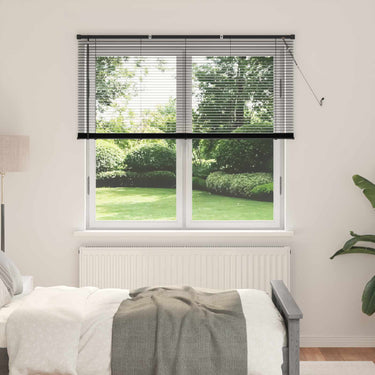 Vidaxl venetiaanse blind verstelbaar zwart 150 x 160 cm pvc