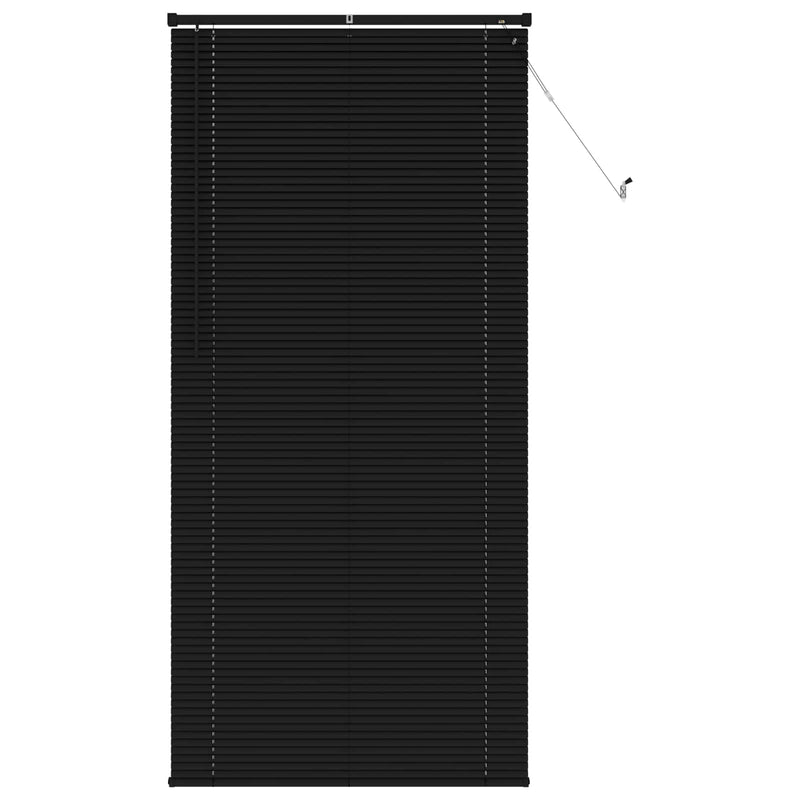 Load image into Gallery viewer, Vidaxl venetiaanse blind verstelbaar zwart 213 x 70 cm pvc
