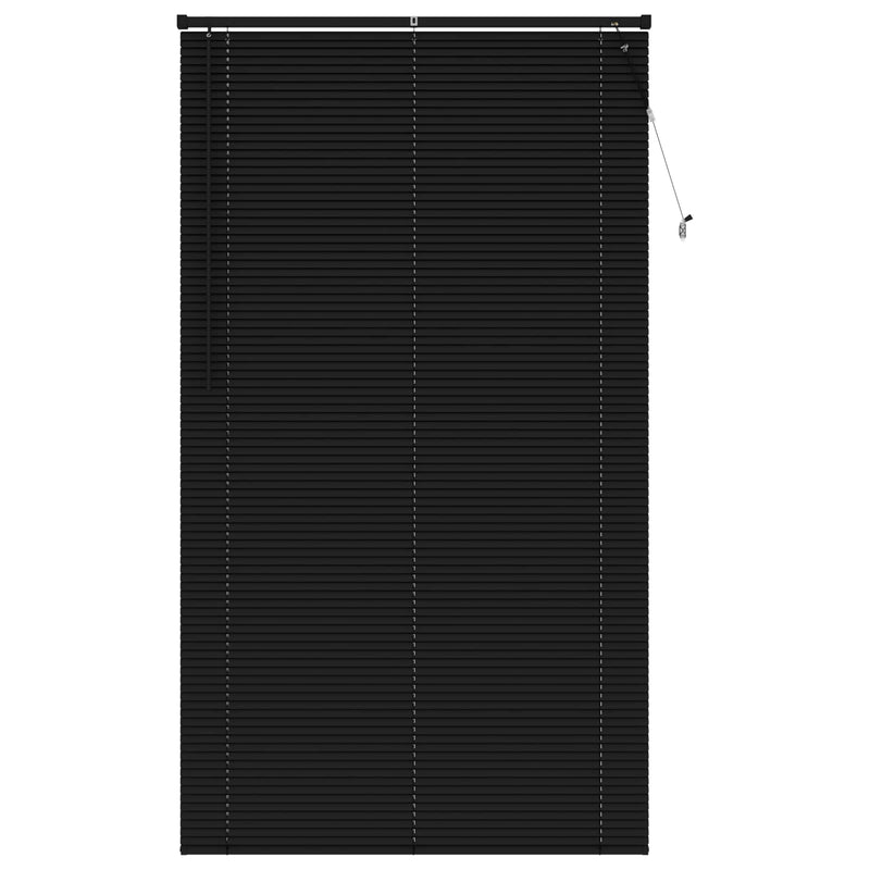 Load image into Gallery viewer, Vidaxl venetiaanse blind verstelbaar zwart 213 x 120 cm pvc
