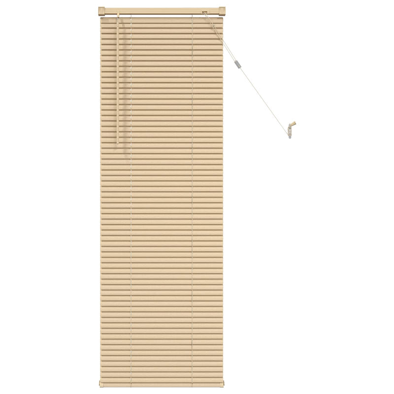Load image into Gallery viewer, Vidaxl venetiaanse blind lichtbruin met patroon 150 x 50 cm pvc

