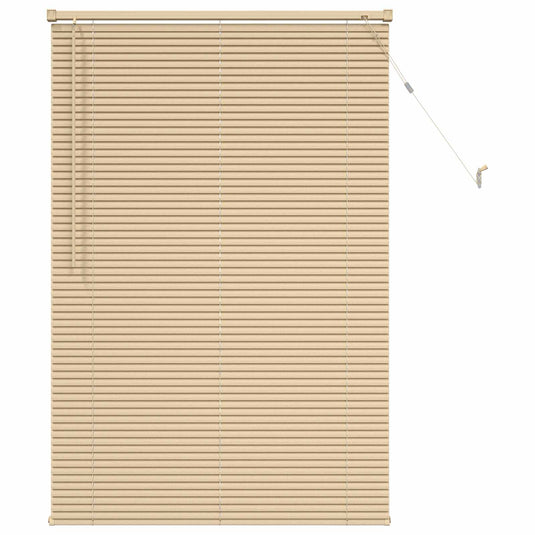 Vidaxl venetiaanse blind lichtbruin met patroon 150 x 80 cm pvc
