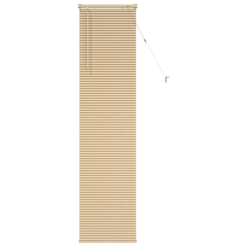 Load image into Gallery viewer, Vidaxl venetiaanse blind lichtbruin met patroon 213 x 60 cm pvc
