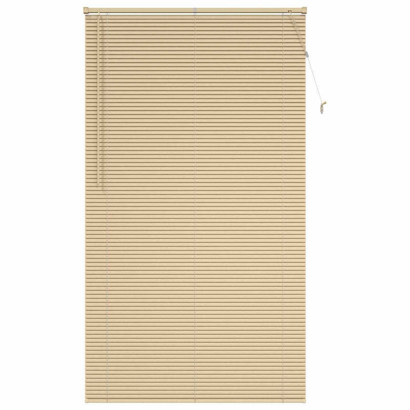 Load image into Gallery viewer, Vidaxl venetiaanse blind lichtbruin met patroon 213 x 110 cm pvc
