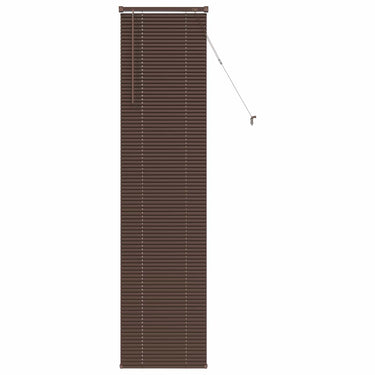 Vidaxl venetiaanse blind donkerbruin met patroon 213 x 50 cm pvc