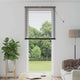 Vidaxl venetiaanse blind donkerbruin met patroon 213 x 90 cm pvc
