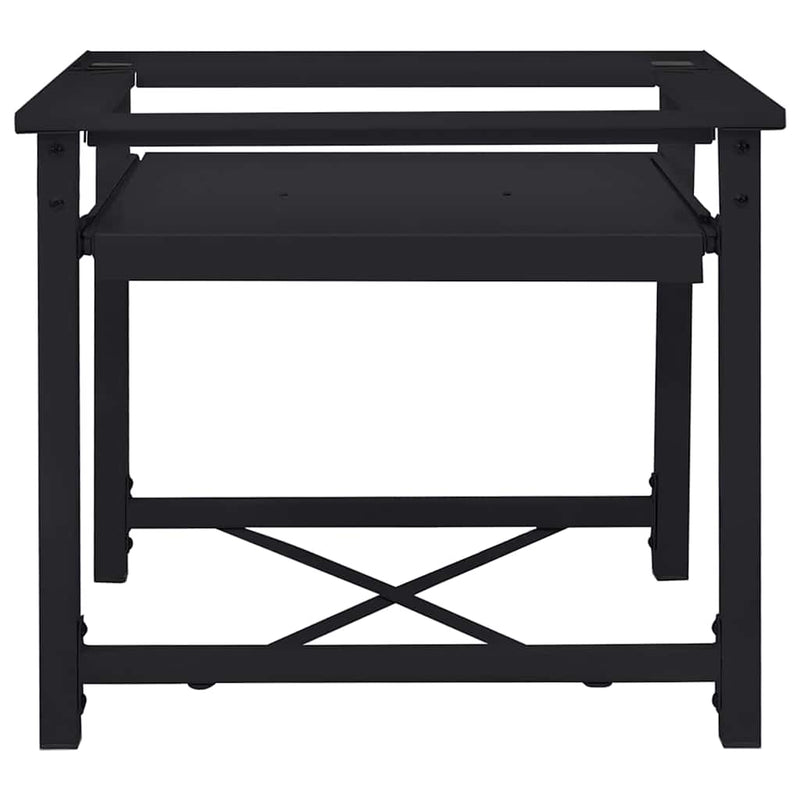 Load image into Gallery viewer, Vidaxl wasmachine pedestal zwart 60 x 56 x 52 cm staal
