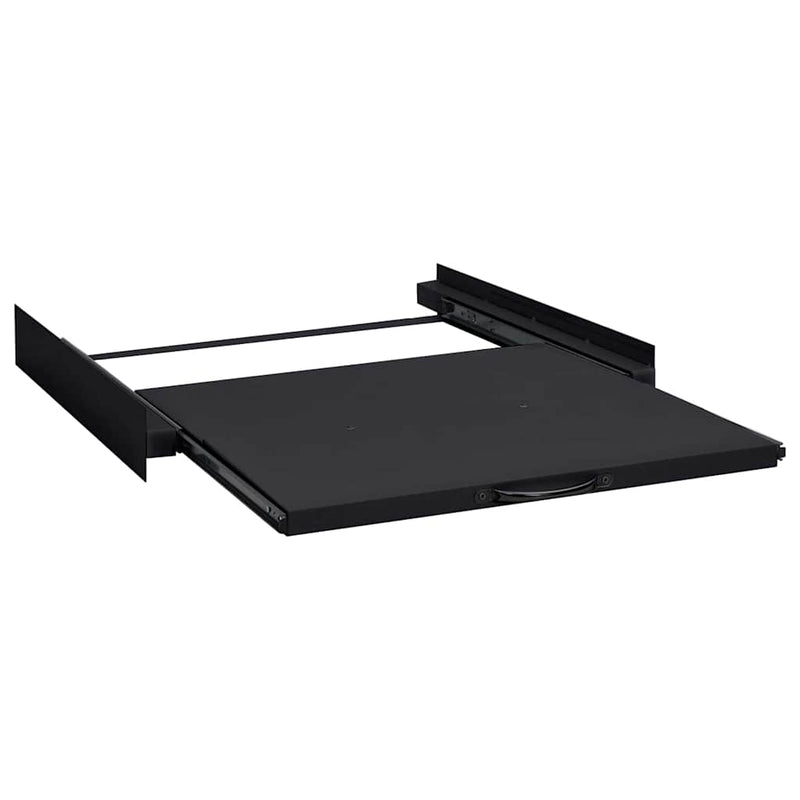 Load image into Gallery viewer, Vidaxl wasmachine tussenplank zwart 60 x 60 x 8 cm staal
